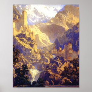 Póster Maxfield Parrish Romance 1922