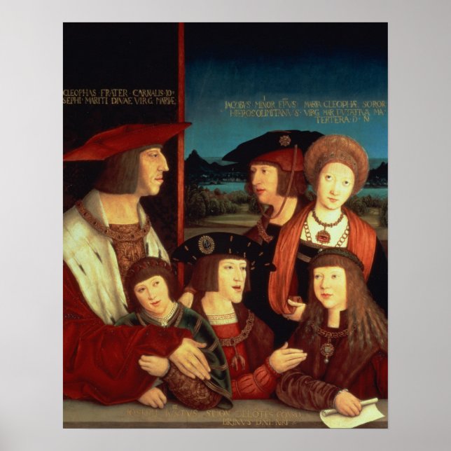 Póster Maximilian I con su primera esposa (Frente)