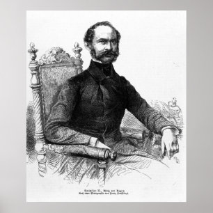 Póster Maximiliano II , Rey de Baviera