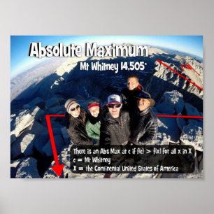 Póster Máximo absoluto
