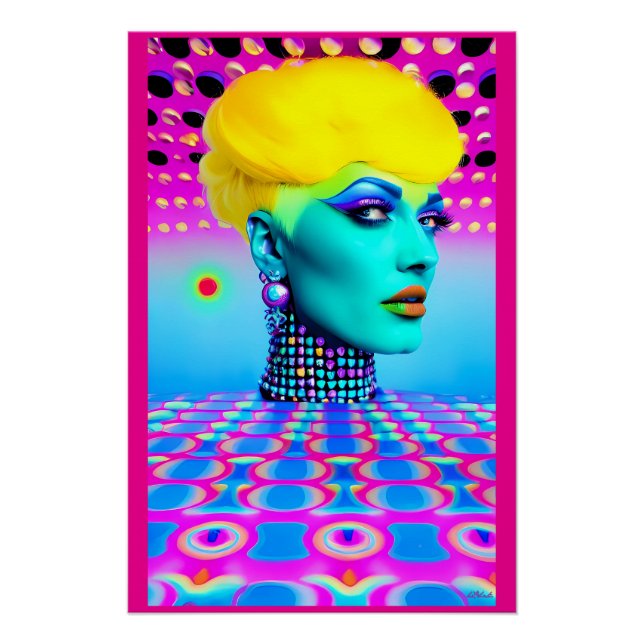 Póster Maxine Headroom (Anverso)