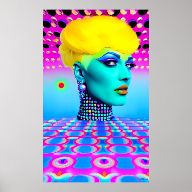 Póster Maxine Headroom (Frente)