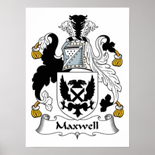 Póster Maxwell Family Crest