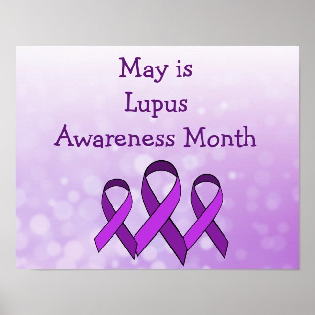 Póster May es el Poster del Mes del Lupus (Frente)