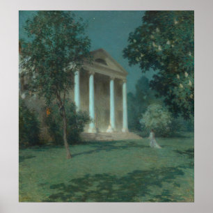 Póster May Night - Willard Leroy Metcalf Bella Artes Post