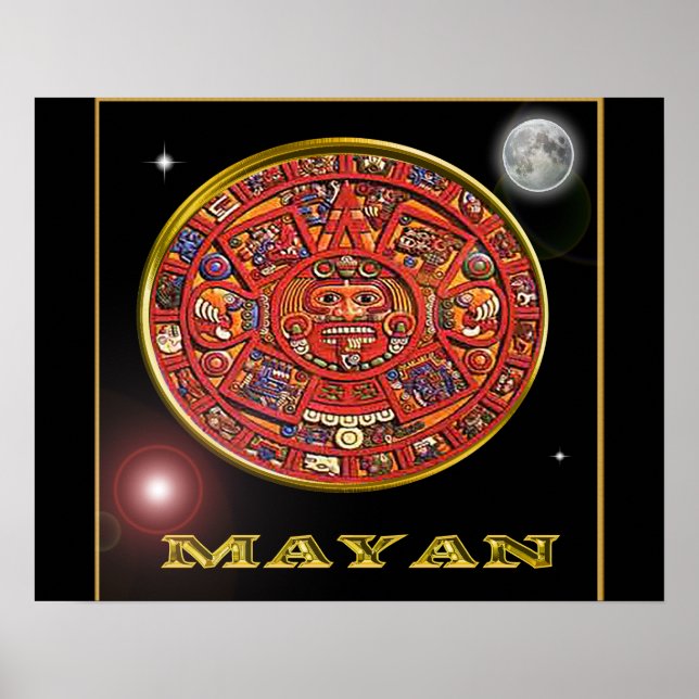 Póster Mayan calendar poster (Frente)