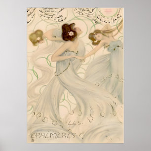 Póster Mayflies II por Raphael Kirchner