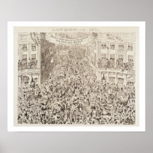 Póster Mayhew's Great Exhibition of 1851: London in 1851,