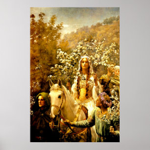 Póster Maying de la reina Guinevere