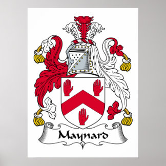 Póster Maynard Family Crest