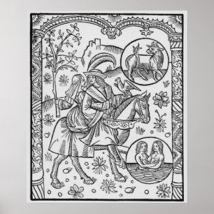 Póster Mayo, del "DES Bergers de Almanach", 1491