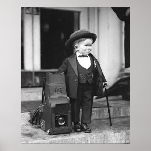 Póster Mayor Mite, 1922. Foto de cosecha de vintage