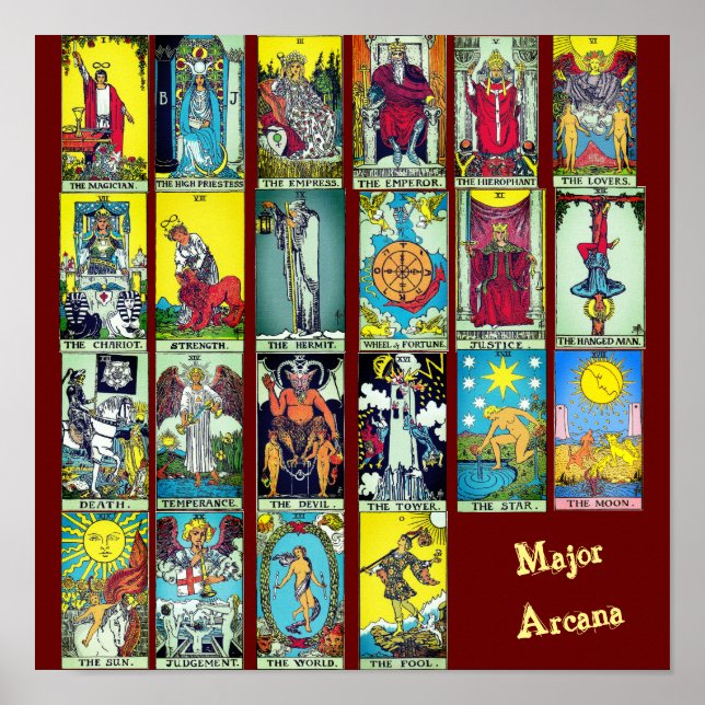 Póster Mayor Poster Arcana Tarot (Frente)