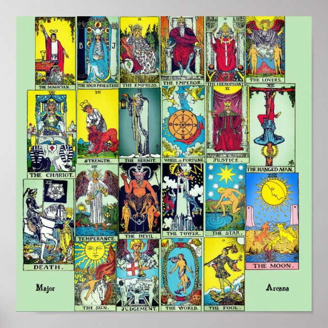 Póster Mayor Poster Arcana Tarot (Frente)