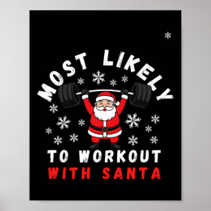 Póster Mayor potencia de fitness