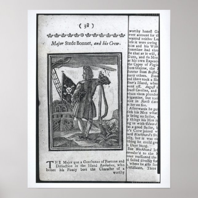 Póster Mayor Stepe Bonnet, de 'Historias y vidas' (Frente)