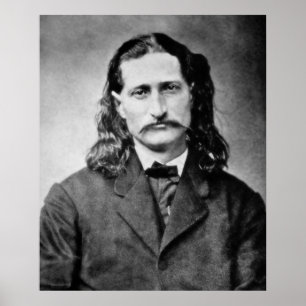 PÓSTER MAYORDOMO "BILL SALVAJE" HICKOK DE JAMES