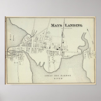 Póster Mays Landing, Nueva Jersey