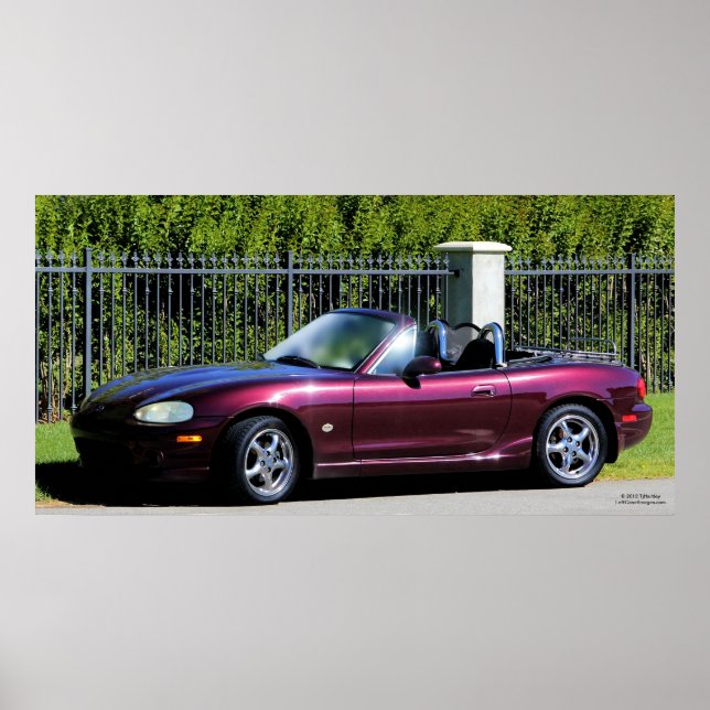 PÓSTER MAZDA MIATA (2000) EDICIÓN ESPECIAL (Frente)