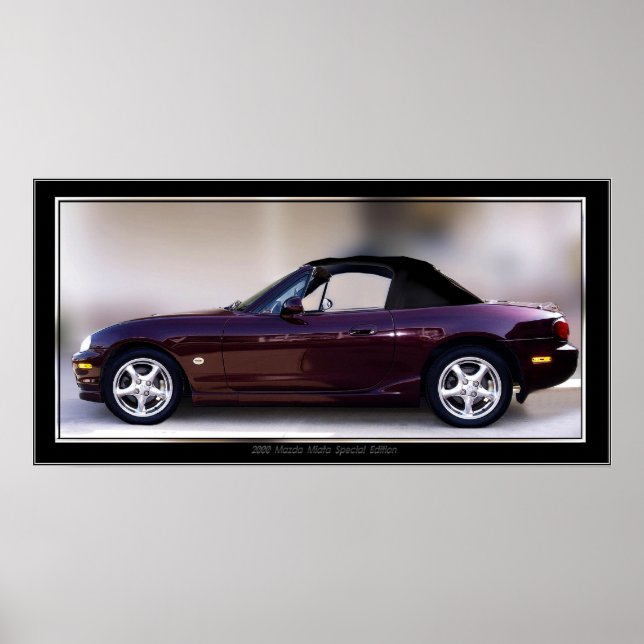 PÓSTER MAZDA MIATA POSTER DE EDICIÓN ESPECIAL (Frente)
