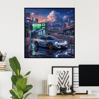 Póster Mazda RX-7 FD