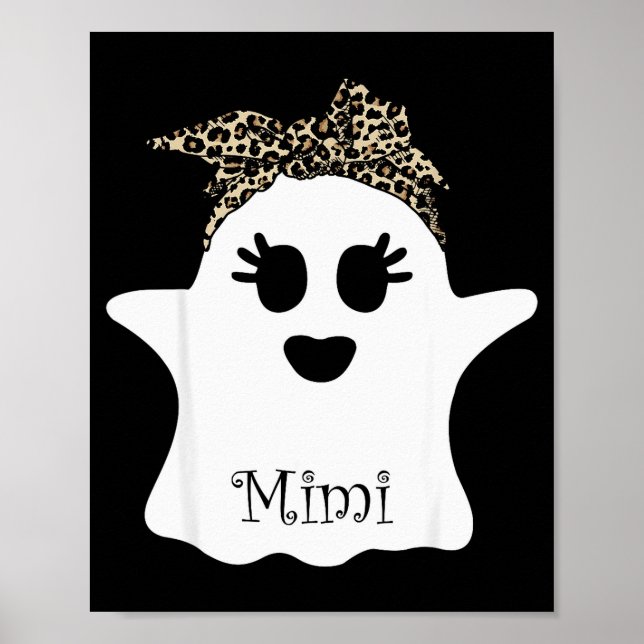 Póster Mb Soky Mimi Ghost Bandana Boo Halloween Family Ma (Frente)