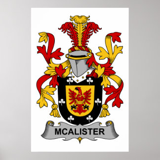 Póster McAlister Family Crest