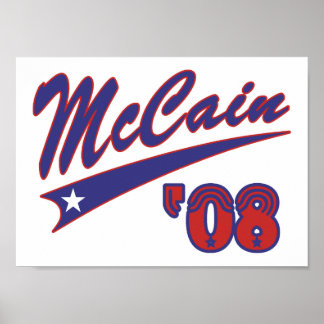 Póster McCain 08 Swoosh