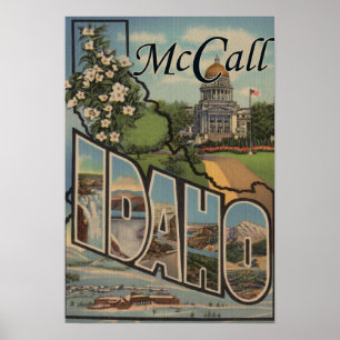 Póster McCall, IdahoGrandes Escenas de letrasMcCall, ID