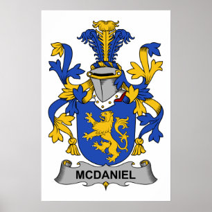 Póster McDaniel Family Crest