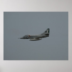 Póster McDonnell Douglas A-4 Skyhawk.