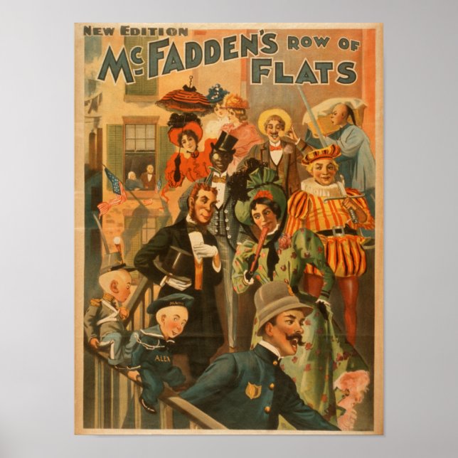 Póster McFadden's row of flats new edition Theatre (Frente)
