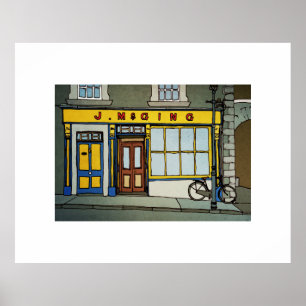 Póster McGing's Bar, Westport, Irlanda