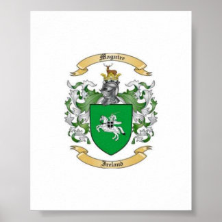 Póster McGuire Family Crest