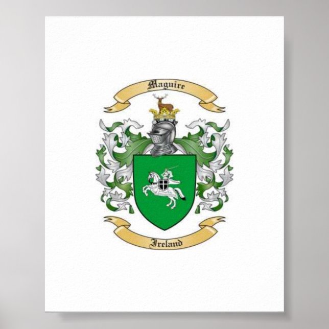 Póster McGuire Family Crest (Frente)