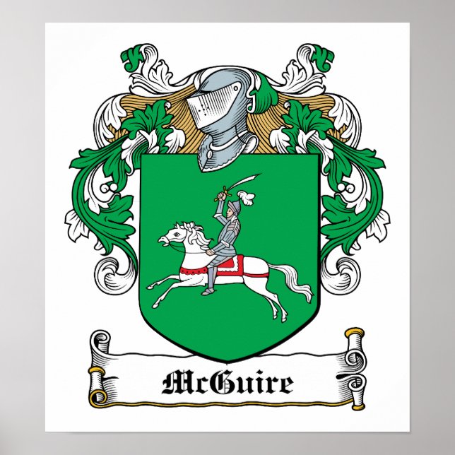 Póster McGuire Family Crest (Frente)