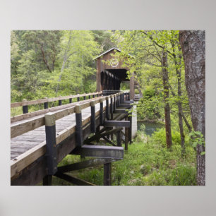 Póster McKee covered bridge, Jacksonville, Oregon