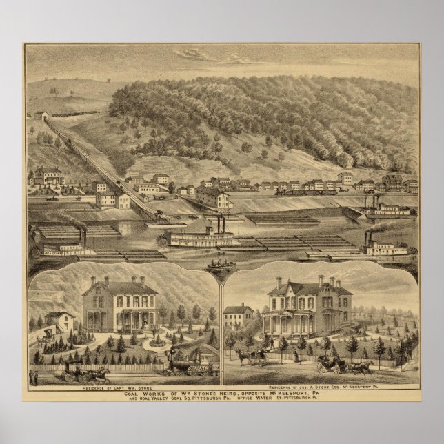 Póster McKeesport Pennsylvania (Frente)