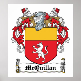 Póster McQuillan Family Crest