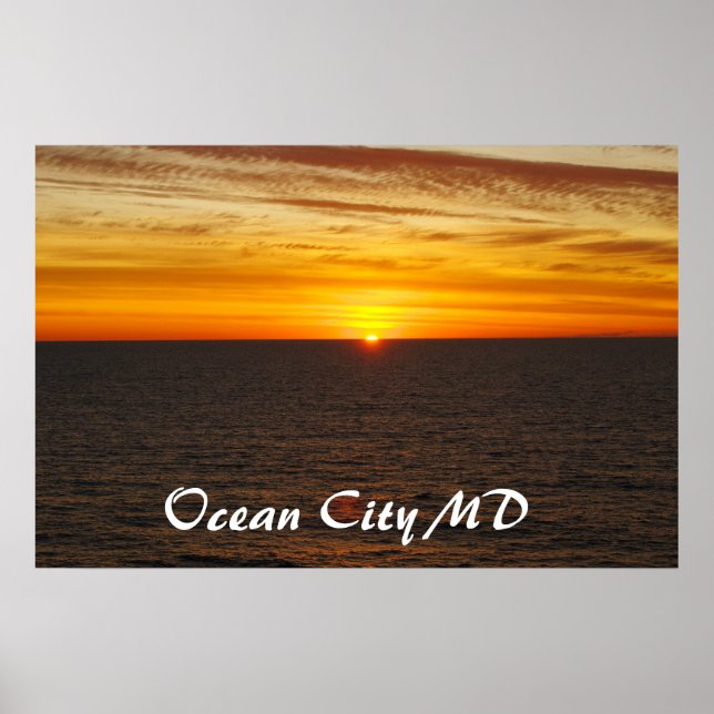 Póster md de ciudades oceánicas (Frente)