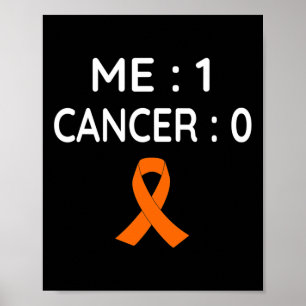 Póster Me 1 Cáncer 0 Conciencia sobre la leucemia