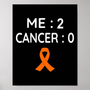 Póster Me 2 Cáncer 0 Conciencia sobre la leucemia