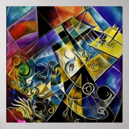 Póster Me - AI Fantasy Digital Art Print - Moderno