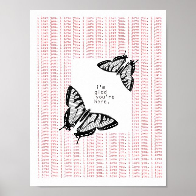 Póster me alegro de que estés aquí