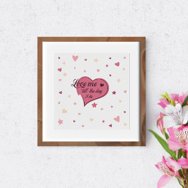 Póster Me amo hasta el día en que muera.