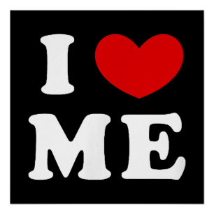 Póster Me Amo, Me Corazón