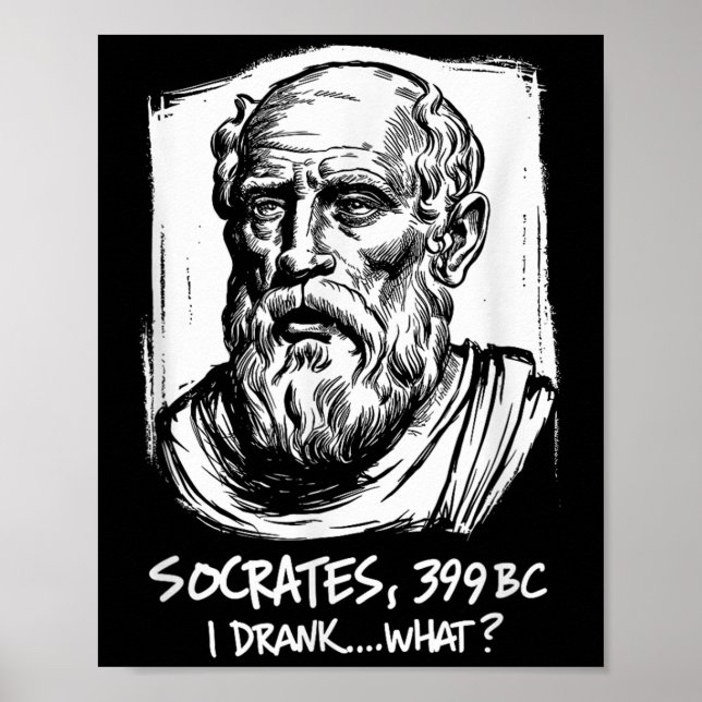 Póster Me Amortigué Qué Cita De Filosofía Tan Graciosa (Frente)