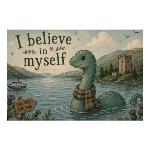 Póster Me creo un caprichoso Monstruo del Lago Ness