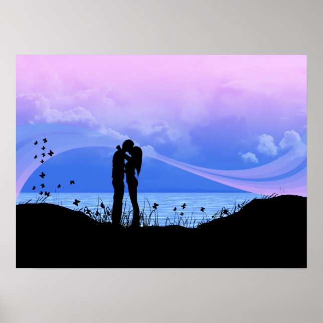 Póster Me das mariposas (Frente)