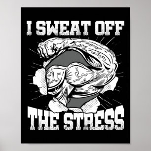 Póster Me Dejo El Mes De Conciencia Del Estrés Gym Bodybu